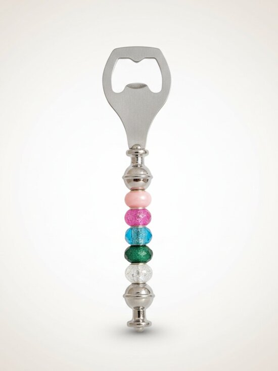 Accessories - Handcrafted Multi-colored Beaded Bottle Opener. Brand New.